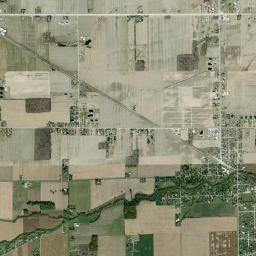 Curtice High Resolution Satellite Map