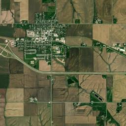 Prairie City High Resolution Satellite Map