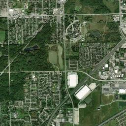 Oak Forest High Resolution Satellite Map