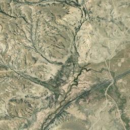 Aerial view of Bitter Creek