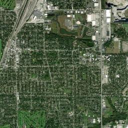 East Hazel Crest High Resolution Satellite Map