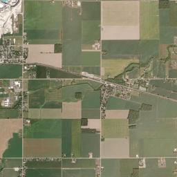 Aerial view of Clay Center limestone quarry