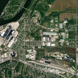 Silvis High Resolution Satellite Map