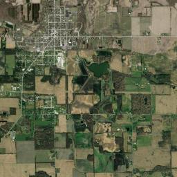 North Liberty High Resolution Satellite Map