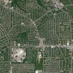 Cleveland Heights High Resolution Satellite Map