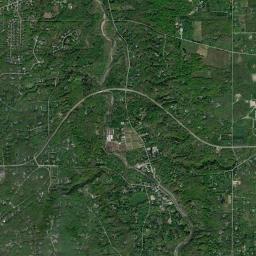 Gates Mills High Resolution Satellite Map