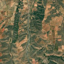 Honrubia de la Cuesta High Resolution Satellite Map