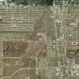 Chicago Heights High Resolution Satellite Map