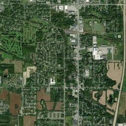 Merrillville High Resolution Satellite Map