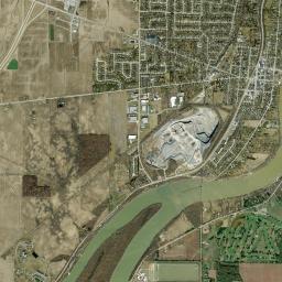 Waterville High Resolution Satellite Map