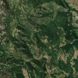 Aerial view of La Plata area claims and mines