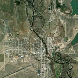 Saratoga High Resolution Satellite Map