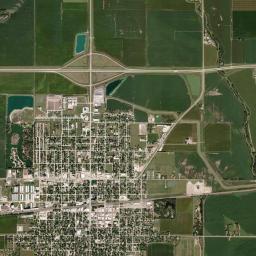 Schuyler High Resolution Satellite Map