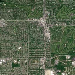 Shaker Heights High Resolution Satellite Map