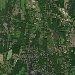 Beaver Dam Lake High Resolution Satellite Map