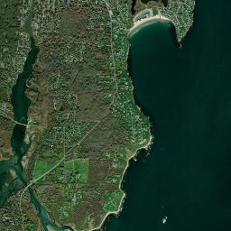 Narragansett High Resolution Satellite Map