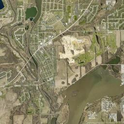 Channahon High Resolution Satellite Map