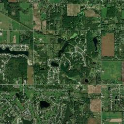 Lakes of the Four Seasons High Resolution Satellite Map