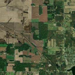 Koontz Lake High Resolution Satellite Map