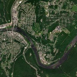 Oil City High Resolution Satellite Map