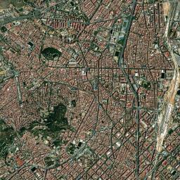 barcelona mapa satelitarna Zdjęcia satelitarne Barcelona, mapa satelitarna Barcelona