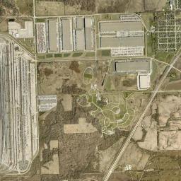 Elwood High Resolution Satellite Map