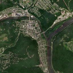 Franklin High Resolution Satellite Map