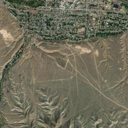 Kazarman High Resolution Satellite Map