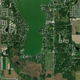 Cedar Lake High Resolution Satellite Map
