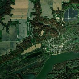 Depue High Resolution Satellite Map