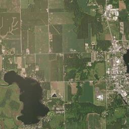 North Webster High Resolution Satellite Map