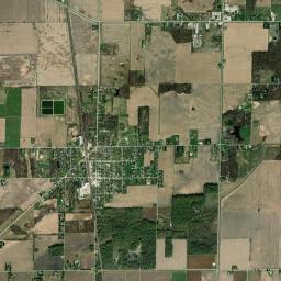 Bradner High Resolution Satellite Map