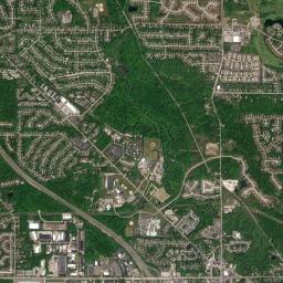 Twinsburg High Resolution Satellite Map