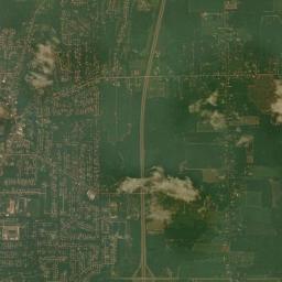 Cortland High Resolution Satellite Map