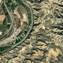 Sástago High Resolution Satellite Map