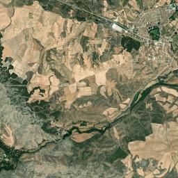 Belchite High Resolution Satellite Map