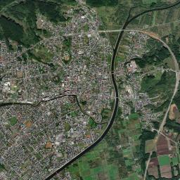 Mutsu High Resolution Satellite Map