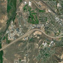 Evanston High Resolution Satellite Map