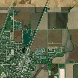 Manteno High Resolution Satellite Map