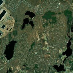 Big Bass Lake High Resolution Satellite Map