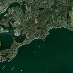 Branford Center High Resolution Satellite Map