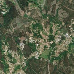 Água Longa High Resolution Satellite Map