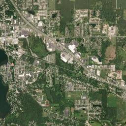 Winona Lake High Resolution Satellite Map