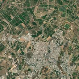 Canosa di Puglia High Resolution Satellite Map