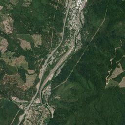 Dunsmuir High Resolution Satellite Map