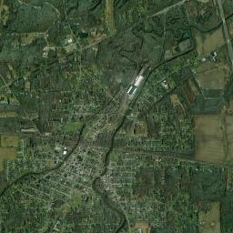 Newton Falls High Resolution Satellite Map