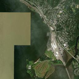 Croton-on-Hudson High Resolution Satellite Map