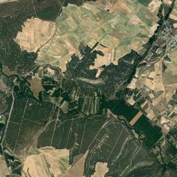 Puebla de Pedraza High Resolution Satellite Map