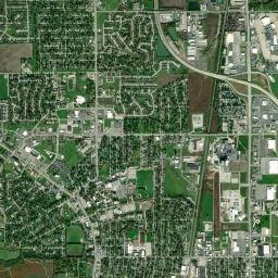 Bourbonnais High Resolution Satellite Map