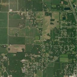 Roselawn, IN locator map